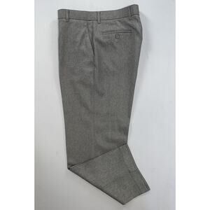 Levi's Vintage Flat Front Dacron Polyester Action Slacks. Gray, Men's 36X28. EUC